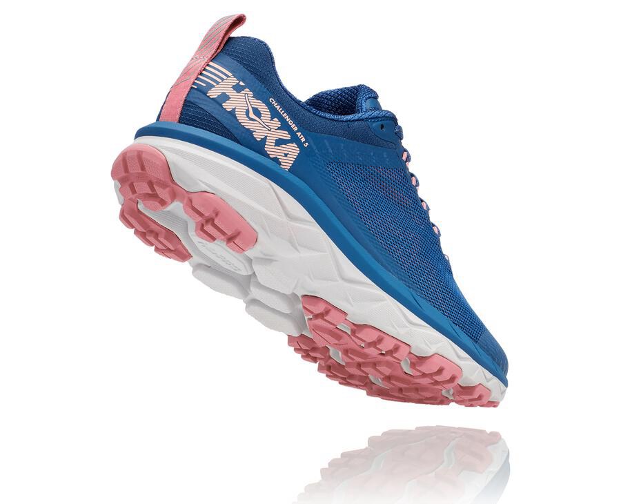 Hoka One One Trail Schoenen Dames - Challenger Atr 5 - Blauw - AC9864071